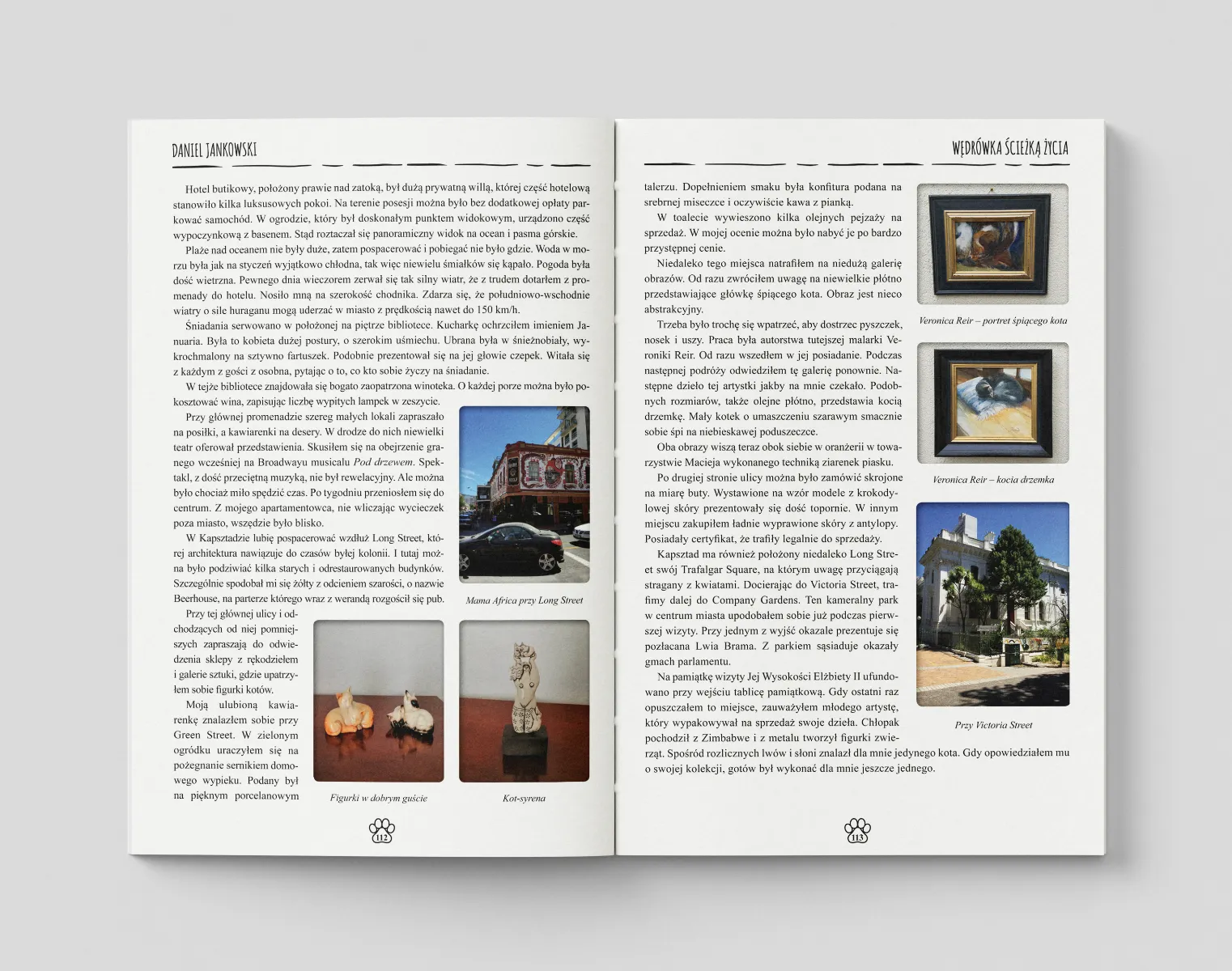 Daniel Jankowski – Wędrówka ścieżką życia, książka, środkowe strony