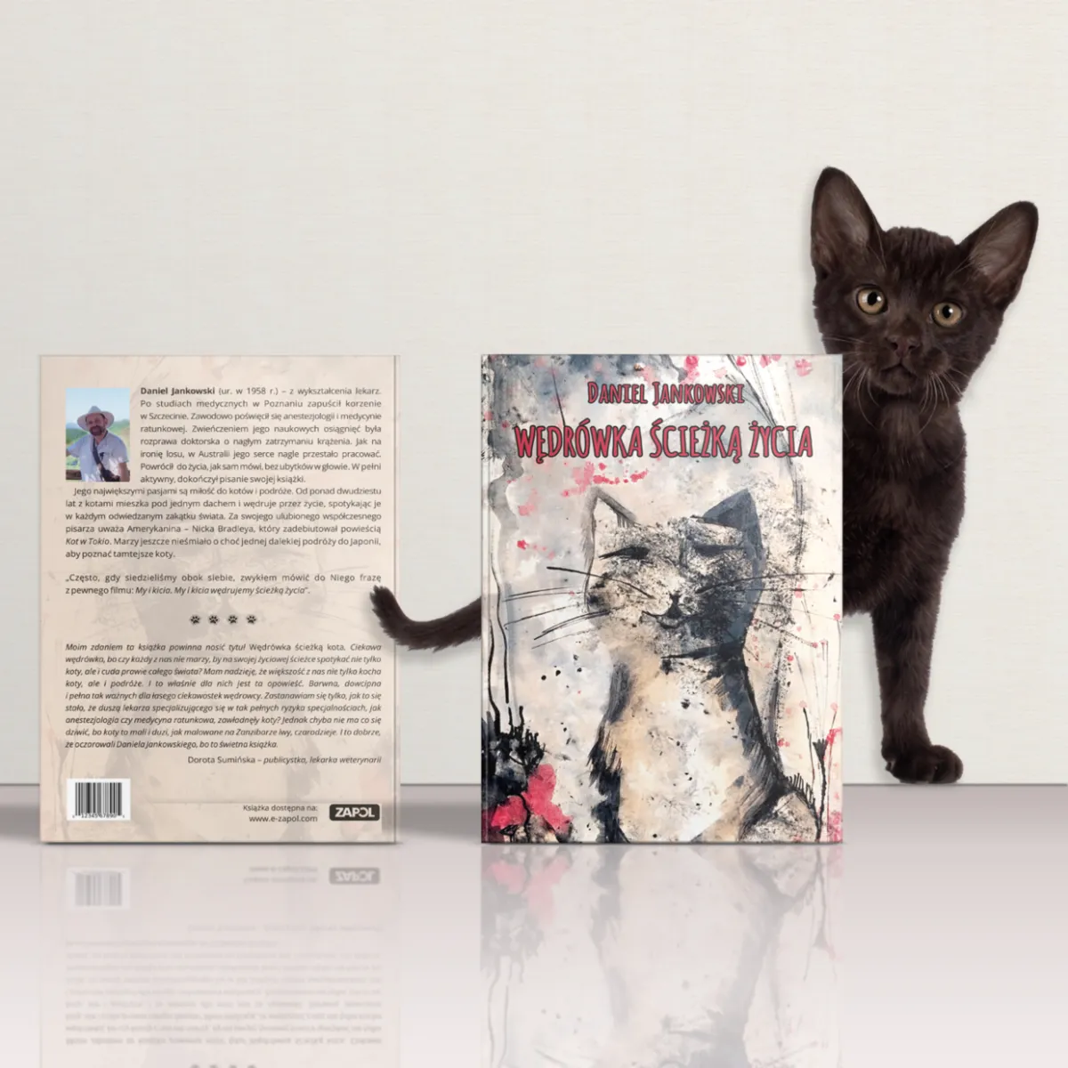 Daniel Jankowski – Wędrówka ścieżką życia, książka, okładka przód i tył